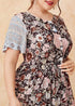 Boho Plus Size Fleur Maxi Dress For Women